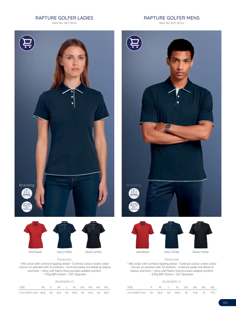 Rapture Golfer Ladies GLF-18-XI
