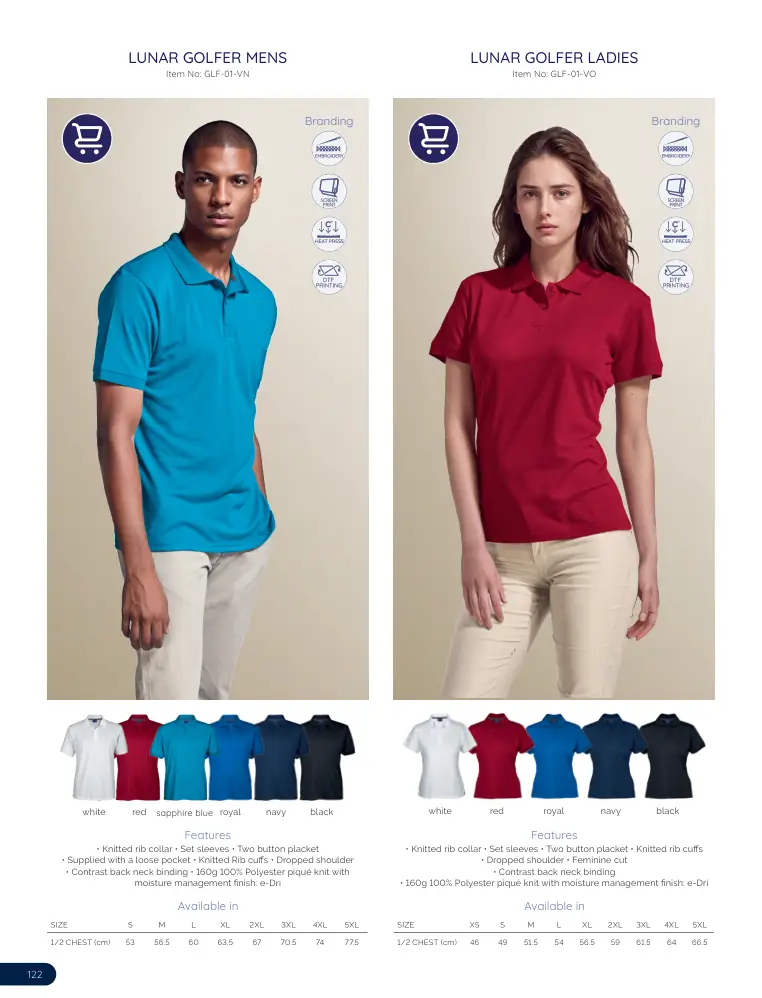 Lunar Golfer Mens GLF-01-VN