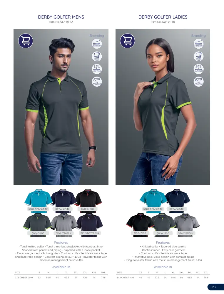 Derby Golfer Ladies GLF-01-TB