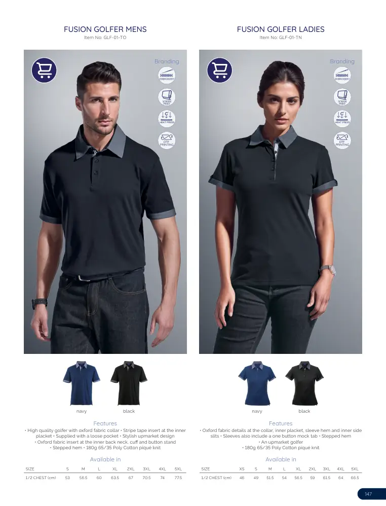 Fusion Golfer Mens GLF-01-TO